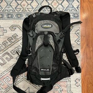 CamelBak Black and Gray Men's Backpack With Bladder